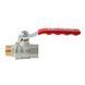 Кран шаровой ГШВ Koer Extreme KE.215-15 - 1/2" FM ручка "рычаг" красная (KR5750) KR5750 фото 4