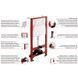 Комплект: Mixxus Premium Ellipse-SET-2101 Gray (в 2 ящ) Унітаз система змиву Tornado 3.0+ Інсталяція Koer KT-0404 + панель KT-0604-07 Gun Gray (MP6668) MP6668 фото 2