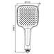 Лійка для душу Koer KP-0402-01 (3 функції) (KR4983) KR4983 фото 2