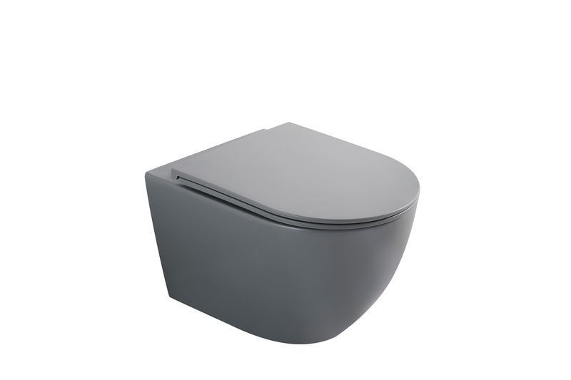 Комплект: Mixxus Premium Ellipse-SET-2101 Gray (в 2 ящ) Унітаз система змиву Tornado 3.0+ Інсталяція Koer KT-0404 + панель KT-0604-07 Gun Gray (MP6668) MP6668 фото