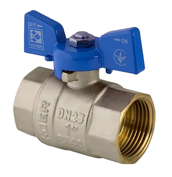 Кран кульовий Koer 1" ГГМ (KR.217.B) синій (KR2718) KR2718 фото