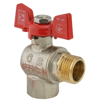 Кран кульовий Koer 1/2" ГШМ кутовий (KR.208) (KR2805) KR2805 фото