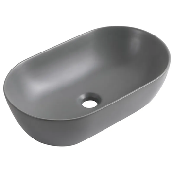 Раковина накладна Mixxus Premium ELLIPSE-0109 GRAY 500x300x140mm (MP6653) MP6653 фото