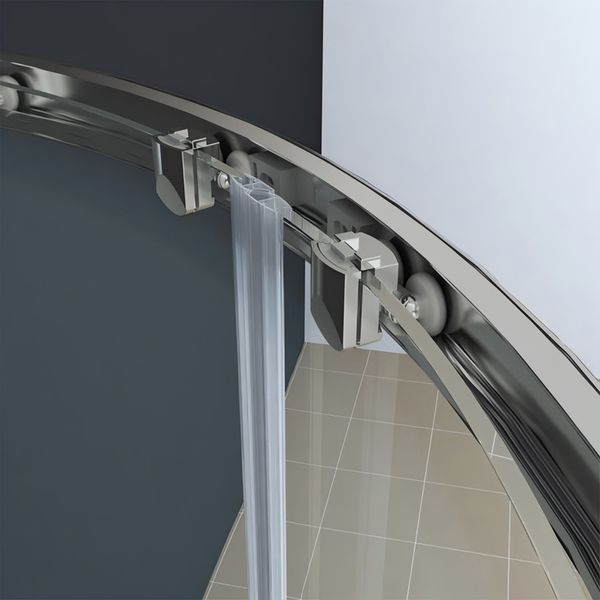 Душевая кабина без поддона Koer SR SC04-90x90x195-TR-02 прозрачное стекло Easy Clean 5мм SS Color (KR5682) KR5682 фото