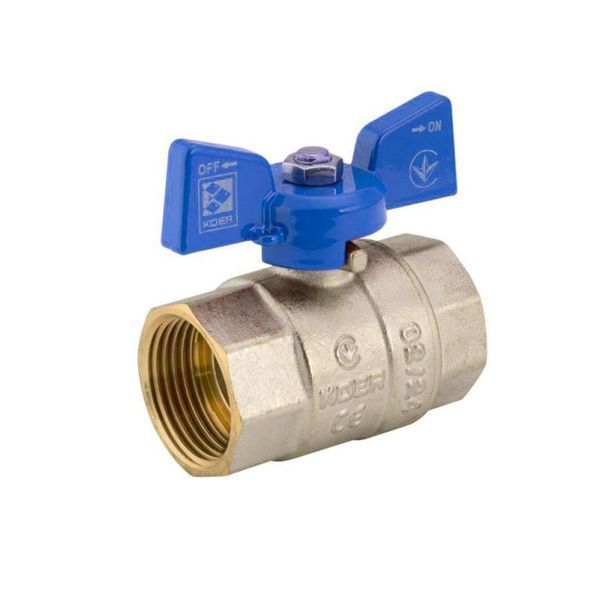 Кран кульовий Koer 1" ГГМ (KR.217.B) синій (KR2718) KR2718 фото