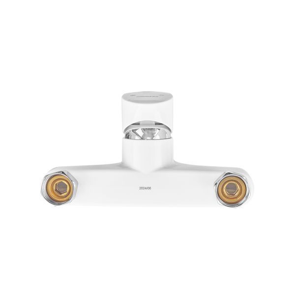 Смеситель для ванны Plamix CEZAR-009 EURO SET White, со шлангом, лейкой и кронштейном (PM0692) PM0692 фото