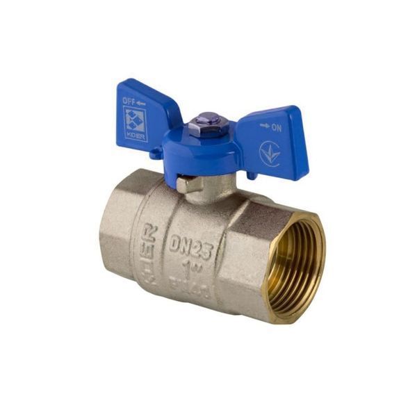 Кран кульовий Koer 1" ГГМ (KR.217.B) синій (KR2718) KR2718 фото
