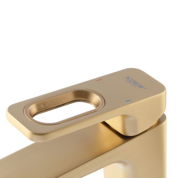 Змішувач для умивальника KOER KB-10031-12 (Колір матове золото) (KR5973) KR5973 фото