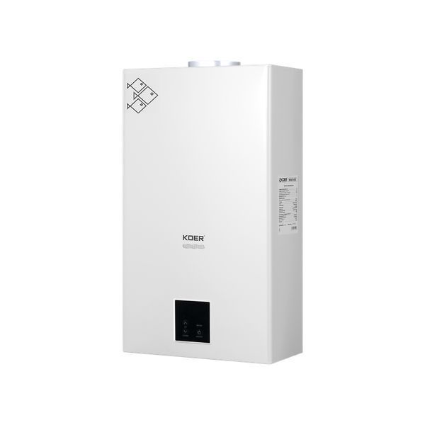 Газовая колонка KOER KWH.G0210 WHITE дымоходная с модуляцией 10 л/мин, цвет белый (KR5556) KR5556 фото