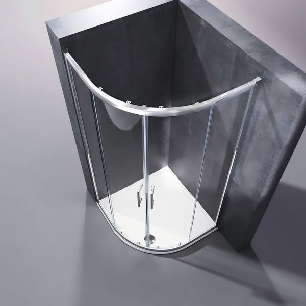 Душевая кабина без поддона Koer SR SC04-90x90x195-TR-02 прозрачное стекло Easy Clean 5мм SS Color (KR5682) KR5682 фото