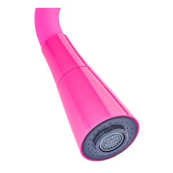 Силиконовый излив для смесителя розовый Zerix SPS-02 Rose red (ZX3213) ZX3213 фото