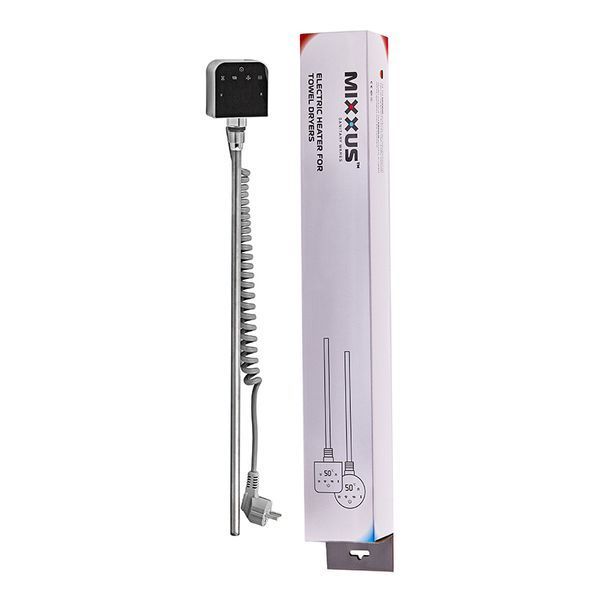 ТЕН електричний Mixxus TEH-0206 CHROME для сушарок рушників 600W (колір хром) (MI6635) MI6635 фото