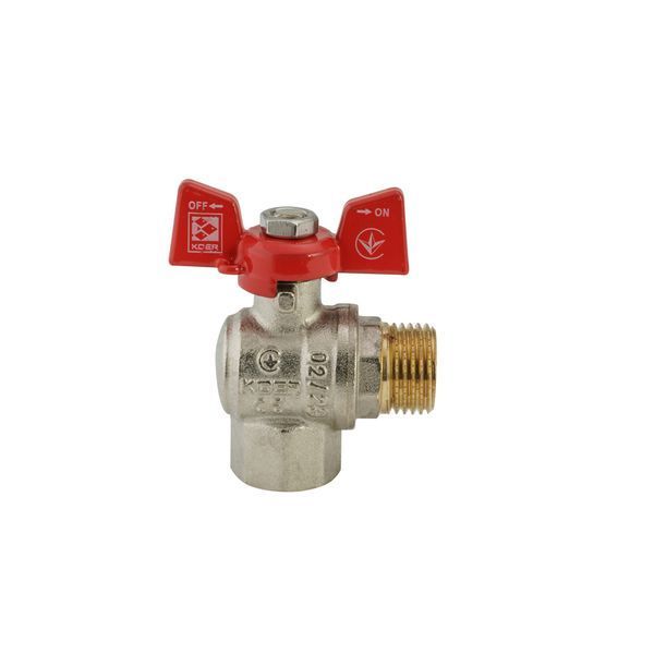Кран кульовий Koer 1/2" ГШМ кутовий (KR.208) (KR2805) KR2805 фото
