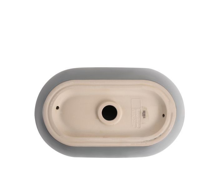 Раковина накладная Mixxus Premium ELLIPSE-0109 GRAY 500x300x140mm (MP6653) MP6653 фото
