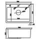 Мойка из нержавеющей стали MIXXUS MH5843 DECOR GRAPHITE (MH5843 DECOR NANO-BLACK) (3.0/0.8) цвет графит (MI7042) MI7042 фото 2