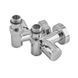 Комплект кранів для рушникосушки кутовий Koer KR.SET.551 - M1/2''xM1/2'' під ТЕН хромований (KR5841) KR5841 фото 5
