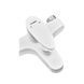 Смеситель для ванны Plamix CEZAR-009 EURO SET White, со шлангом, лейкой и кронштейном (PM0692) PM0692 фото 5