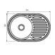Мойка кухонная Zerix Z7750-06-180MD (micro decor) (ZS0564) ZS0564 фото 3