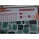 Шторка для ванної Zerix SCP-010-180x180 з PEVA (поліетиленвінілацетату) (Візерунок "Бризки" зелені) (ZX6083) ZX6083 фото 3