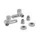Комплект кранів для рушникосушки кутовий Koer KR.SET.551 - M1/2''xM1/2'' під ТЕН хромований (KR5841) KR5841 фото 4
