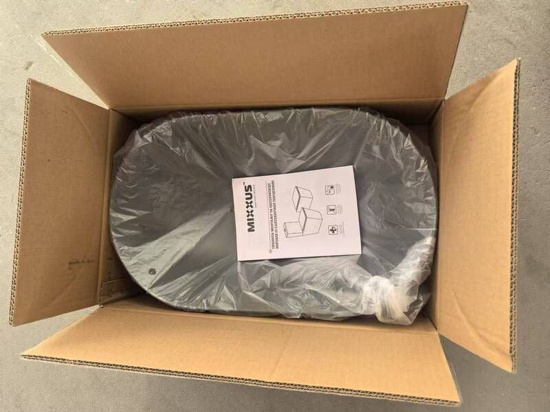 Раковина накладная Mixxus Premium ELLIPSE-0109 GRAY 500x300x140mm (MP6653) MP6653 фото
