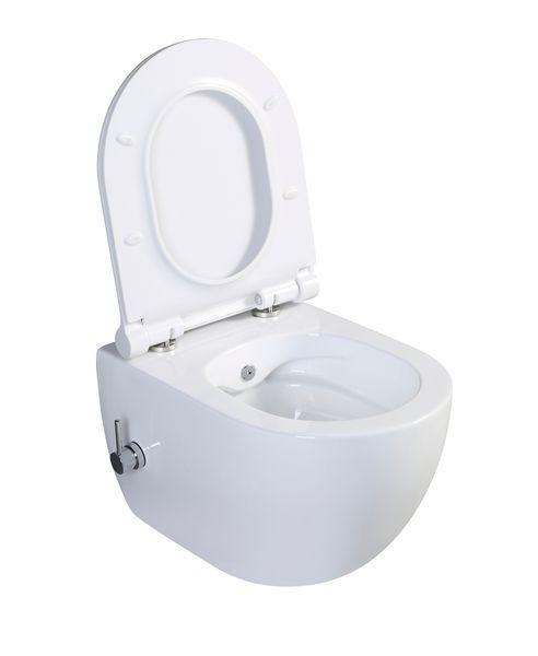 Унітаз-біде підвісний Mixxus Premium ELLIPSE-1301-R 500x365x350mm система змиву RIMLESS (MP6659) MP6659 фото