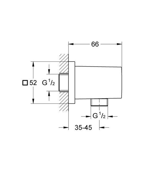 Шлангове підключення Grohe Euphoria Cube (27704000) 27704000 фото