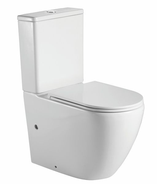 Чаша унітазу-компакту Mixxus Premium Ellipse-0402-T1 Bowl 660х390х855 Tornado 1.0 без сидіння (MI8347) MI8347 фото