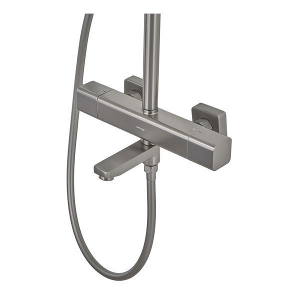 Душевая колонна Mixxus Premium VIRGO 009-J GRAPHITE с термостатическим смесителем, 3 функции (MI6647) MI6647 фото
