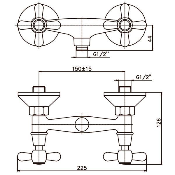 Смеситель для душа Haiba Dominox 003 (HB0060) HB0060 фото