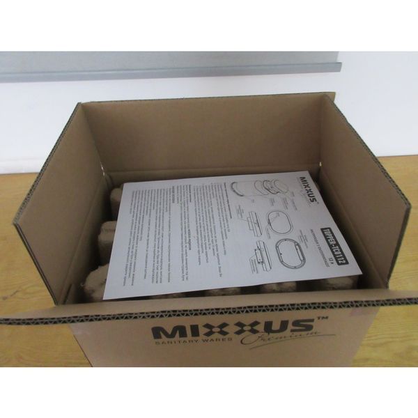 Мусорное ведро сенсорное овальное Mixxus Premium Topper-TC0112 White 12л цвет белый (MI7082) MI7082 фото