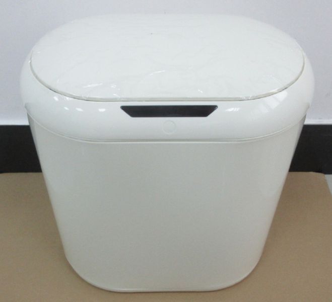 Мусорное ведро сенсорное овальное Mixxus Premium Topper-TC0112 White 12л цвет белый (MI7082) MI7082 фото