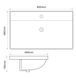 Раковина меблева MIXXUS PREMIUM STYLE-1503 800х480х190mm з отвором під змішувач та переливом (MP6500) MP6500 фото 6