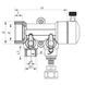 Коллектор распределительный 2-way с фитингом Koer K0190.PRO - 40x20 PPR (KP2555) KP2555 фото 2