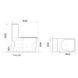 Унітаз-компакт Mixxus WAVE-0404-R 630х350х805mm, система змиву RIMLESS (MI6692) MI6692 фото 6