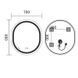 Зеркало Mixxus Premium ELLIPSE MV05-80x70-Reverse с Led Touch, Anti-fog, димером (3-6,5kK) (MP6643) MP6643 фото 5