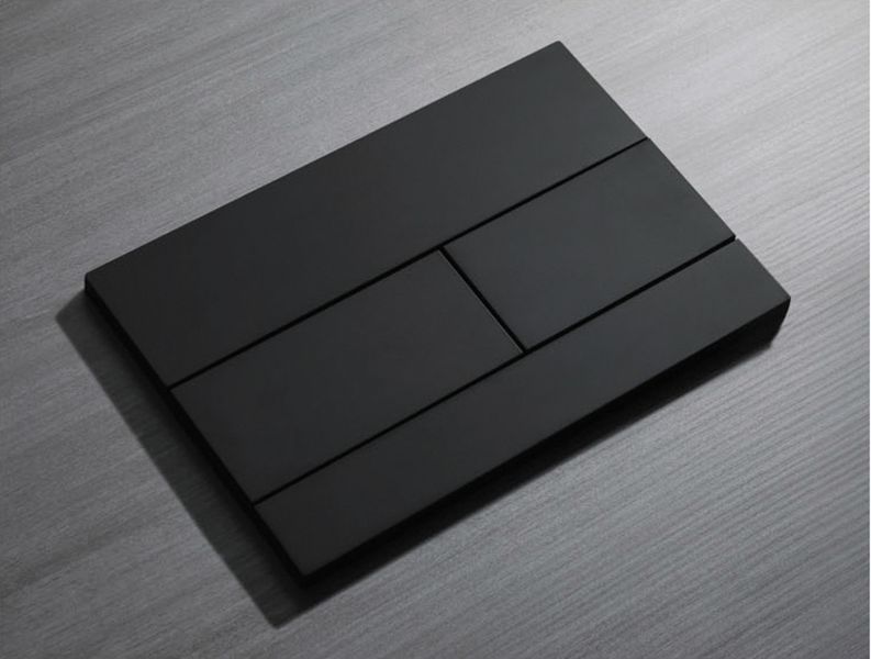 Панель змиву Koer KT-0603-05 240x160x10mm пластикова, кнопка лінійна (KR5320) KR5320 фото