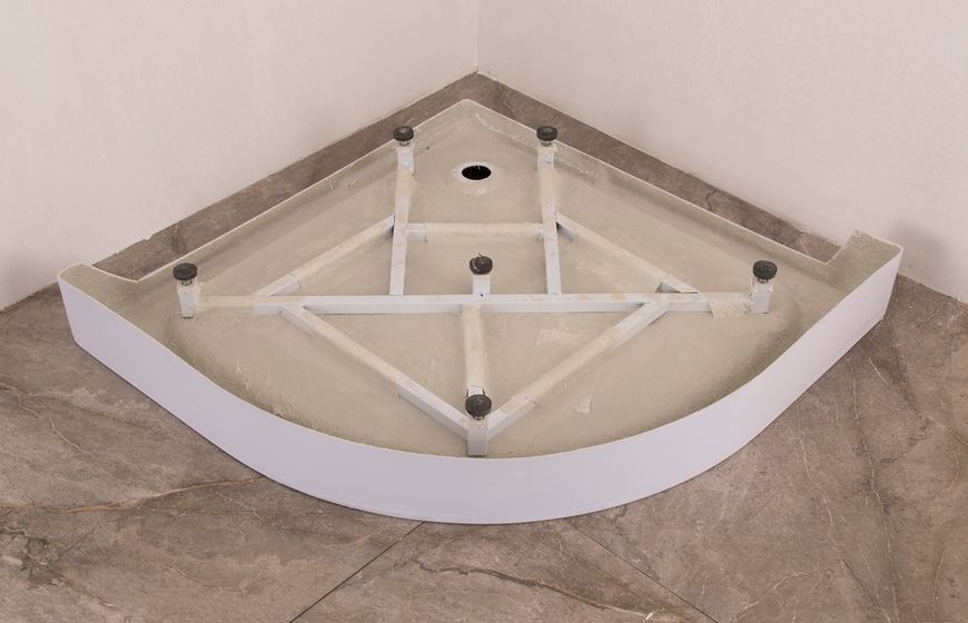 Душова кабіна з низьким піддоном Mixxus PLAIN SCT02-90x90x195-FB SATIN матове скло 4мм (MI6896) MI6896 фото