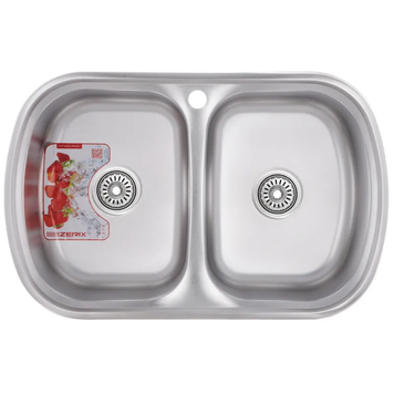 Мойка кухонная Zerix Z7749-08-180D (decor) (ZM0566) ZM0566 фото