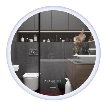 Зеркало Mixxus PLAIN MC10-60 с Led Touch, Anti-fog, димером, регулятором яркости, часами (MI6013) MI6013 фото