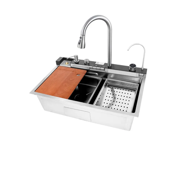 Мойка многофункциональная Mixxus MH7546-SET-06.SUS304 DECOR со встроенным смесителем (MX9577) MX9577 фото