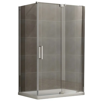 Душевая кабина без поддона Koer SR SC02-100x80x200-TR-01 прозрачное стекло Easy Clean 8мм, хром (KR5355) KR5355 фото