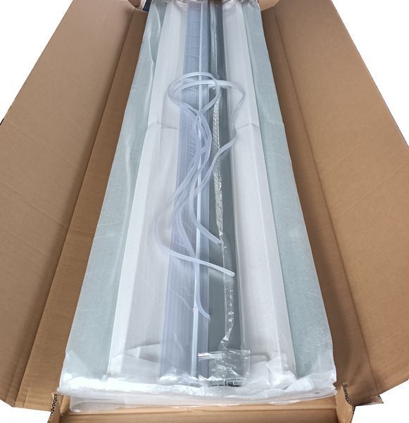 Бокс душовий без гідромасажу Mixxus STRONG SB01-90x90x215-FB SATIN з високим піддоном (MI6884) MI6884 фото