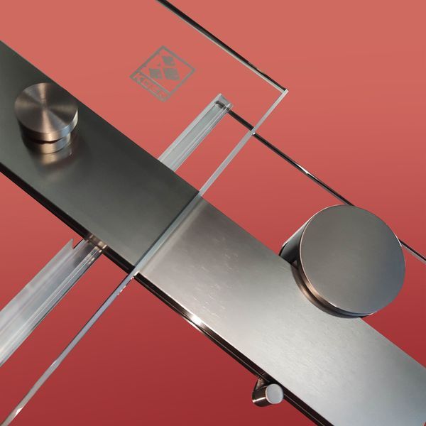 Двері в нішу Koer SR SD01-120x200-TR-07 прозоре скло Easy Clean 8мм, графіт (KR5378) KR5378 фото