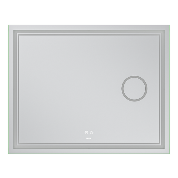 Зеркало Mixxus Premium QUADRO MR20-100x80 с Led Touch, Anti-fog, димером, регулятором яркости, линзой (MP6623) MP6623 фото