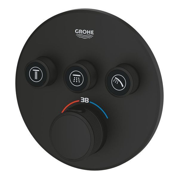 Термостат скрытого монтажа на 3 выхода Grohe Grohtherm SmartControl (29508KF0) 29508KF0 фото