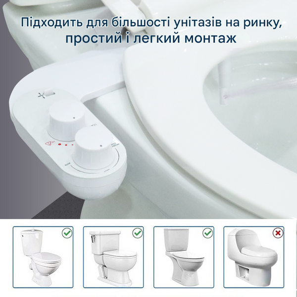 Накладка под крышку унитаза Mixxus Premium TCB-01 Универсальная со встроенным гигиеническим душем (MP6494) MP6494 фото