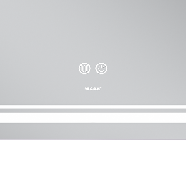 Зеркало Mixxus Premium QUADRO MR20-100x80 с Led Touch, Anti-fog, димером, регулятором яркости, линзой (MP6623) MP6623 фото