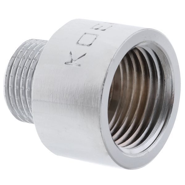 Переходник (коннектор) 3/8"х1/2" (хром) Koer KF.A0406.CHR (KF0137) KF0137 фото