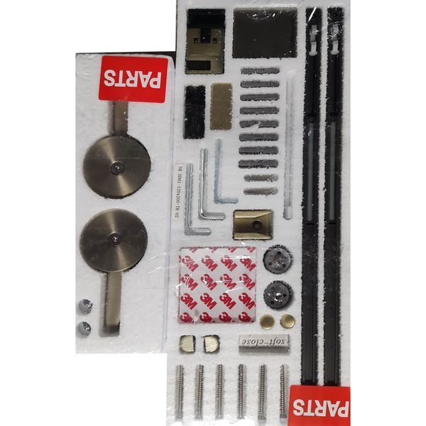 Двері в нішу Koer SR SD01-120x200-TR-07 прозоре скло Easy Clean 8мм, графіт (KR5378) KR5378 фото